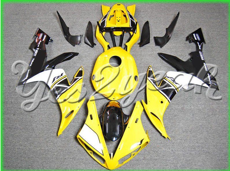 Verkleidung für Yamaha YZF1000 R1 04 05 06 YZF-R1 YZFR1 2004 2005 2006 Verkleidung 50. Jahrestag gelb