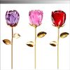 Ny Gorgeous Crystal Rose Flower 12quot Long stammed Red Glass Handicraft Flower Bud Love Forever Valentines Gift Romantic Weddi9354041