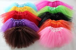 -Freies Verschiffen 10pcs 3 Schichten Baby-Ballettröckchen-Rock-Ballettröckchen-Kleid 18 Farben können alle Farben mischen