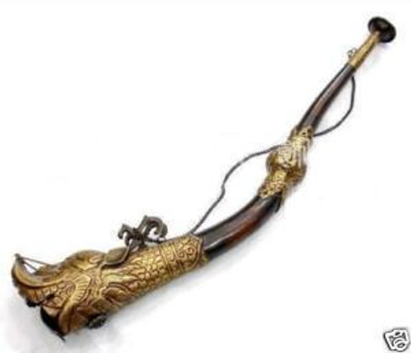 

Китайский музыкальный инструмент латунь бронза Дракон труба