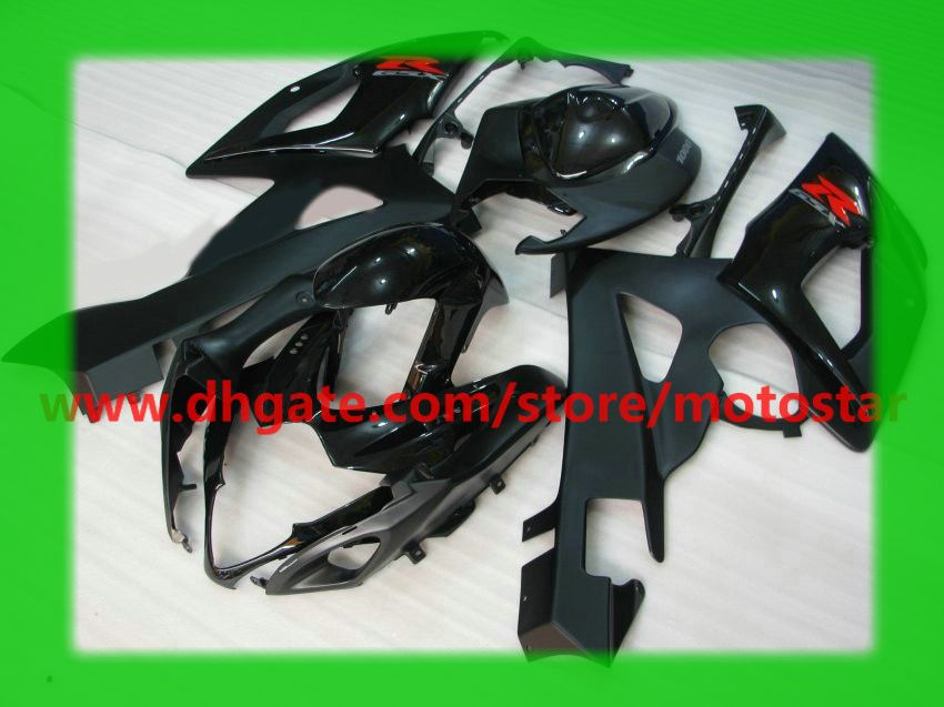

For 2005 2006 SUZUKI GSX-R1000 K5 GSXR1000 05 06 GSXR 1000 full fairings flat gloss black #5KQ, Multi-color