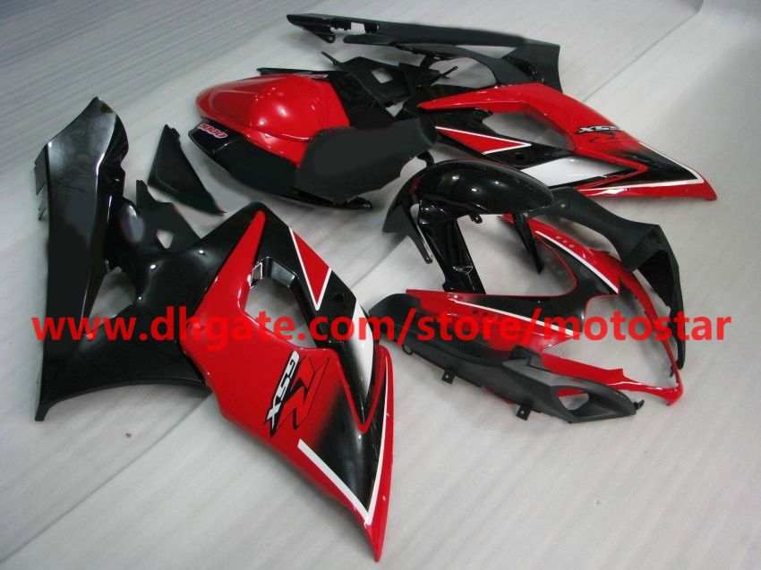 Carenatura 2005 2006 SUZUKI GSX-R1000 K5 GSXR1000 05 06 Kit carenature complete GSXR 1000 OEM rosso nero # 5KS