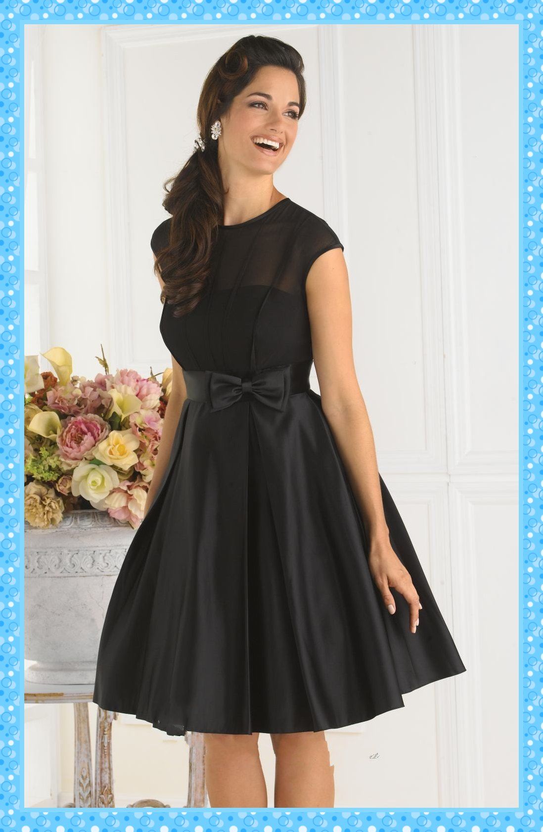 cocktail gown with sleeves