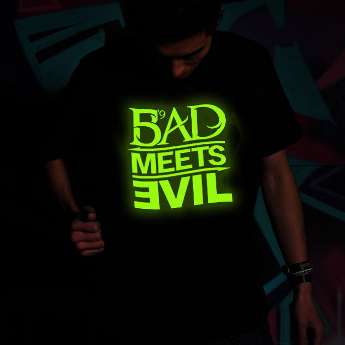 Grosshandel Eminem Bad Meets Evil Noctilucent Hip Hop T Shirts T Shirts Herren T Shirt Manner Hoodies Snapbacks Von Linktone 21 75 Auf De Dhgate Com Dhgate