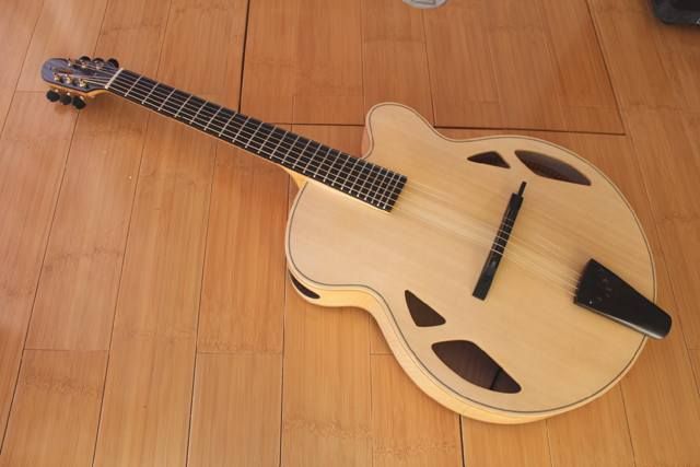 Compra NUEVA MARCA AAA Mano Tallada Archtop Guitarra De Jazz De 17 Con El  Caso Barato | Entrega Rápida Y Calidad | Es.Dhgate