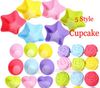 5 Stile Tin Liner Baking Cup Mold Mould Pudding Cup Silikon Cake Muffin Chocolate Cupcake Case KD