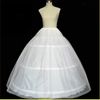 Gratis frakt! 3hoops 1t bröllop tillbehör petticoat justerbar midja vuxen boll klänning petticoats crinoline underskirt
