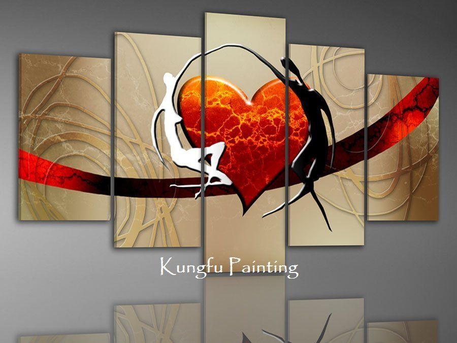 Five Piece Canvas Wall Art 100% handmade canvas art wall art set canvas painting good home Five Piece Canvas Wall Art 100% handmade canvas art wall art set canvas painting good home