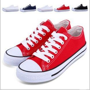 red canvas shoes mens