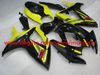 För Suzuki GSXR 750 600 K6 2006 2007 OEM-injektionsgjutning GSX-R600 GSXR750 06 07 GSX R600 GUL BLACK ABS FAIRINGS K6B