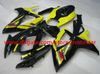 Dla Suzuki GSXR 750 600 K6 2006 2007 OEM Wtryskowe Mocowanie GSX-R600 GSXR750 06 07 GSX R600 Żółte Black ABS K6B