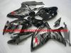 Na 2006 2007 Suzuki GSX-R600 OEM Formowanie wtryskowe GSX-R750 06 07 GSXR 600 750 GSXR600 K6 Srebrne Flames Zestaw Fairing K6N