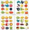 Wooden fridge magnet sticker Fridge magnet/Refrigerator magnet message Clip children's Cute cartoon KD1