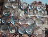 20PCS/SHEET 1" 25mm CLEAR EPOXY ADHESIVE CIRCLES BOTTLE CAP STICKERS XB1