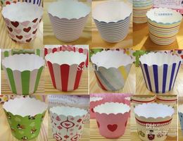 Round bucket paper cake cups, MUFFIN CUPCAKE CASES, bake baking cup,cake holder XB1