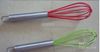 Wire Whisk Stirrer Mixer Egg Beater Color Silicone Egg Wisk rostfritt stålhandtag 10 "XB1