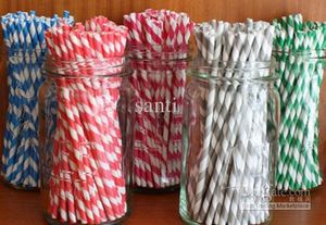 wedding Straws 60 colors Biodegradable - Paper drinding straws ,Retro Vintage Style Durable KD1