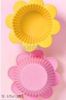 シリコーンの太陽の花の焼きたくさんのカップカップケーキマフィンカップケーキカップの繰り返し使用シリカゲルライナー