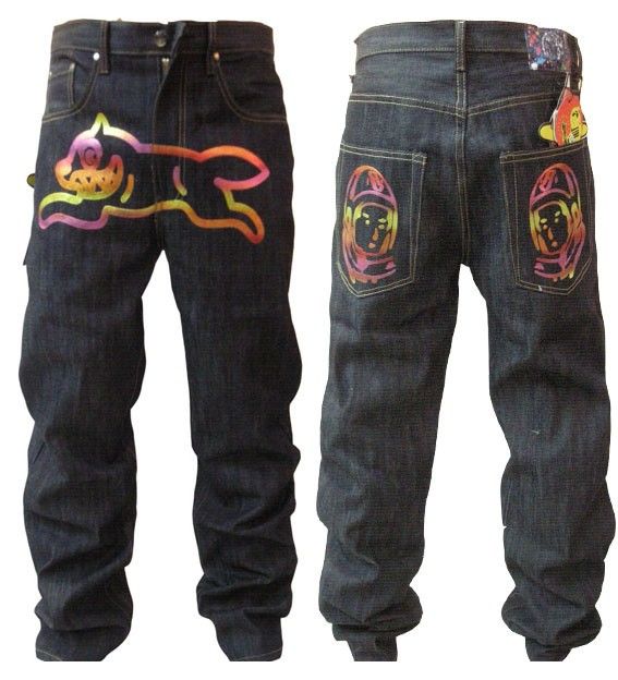 2019 Billionaire Boys Club Jeans Mens Outwear Ice Cream Tiger Black