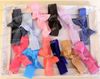 Girls' Baby Shimmery Hair Band Ties Bracelet Ribbon Princess Child Headband Elastic Wristbands Ponytail Holder Headbands Accessories FD6510