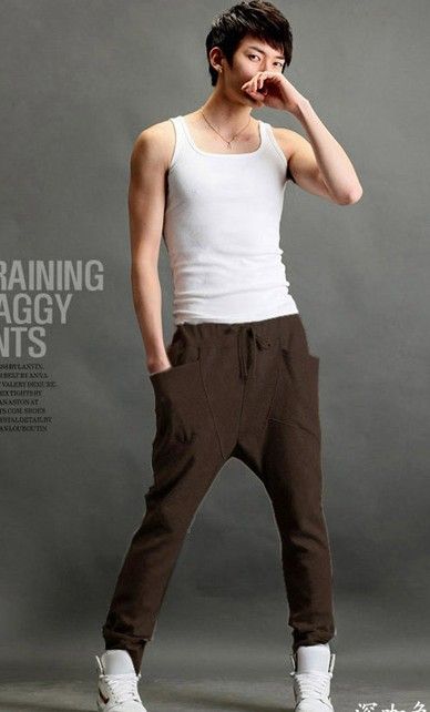 new Casual Harem Pants Athletic Hip Hop Dance Sporty Hiphop Mens Sport Sweat Pants Slacks Loose Long Man Trousers Sweatpants