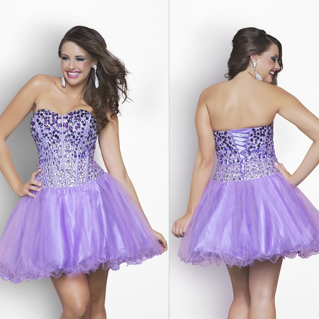 2013 New Prom Gowns Ball Gown Strapless Mini Beaded Plus Size Special