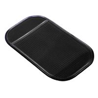 500 stks / partij Dashboard Sticky Pad Black Transparent 14 CM Magic Car Anti Slip Pad voor Mobile MP3