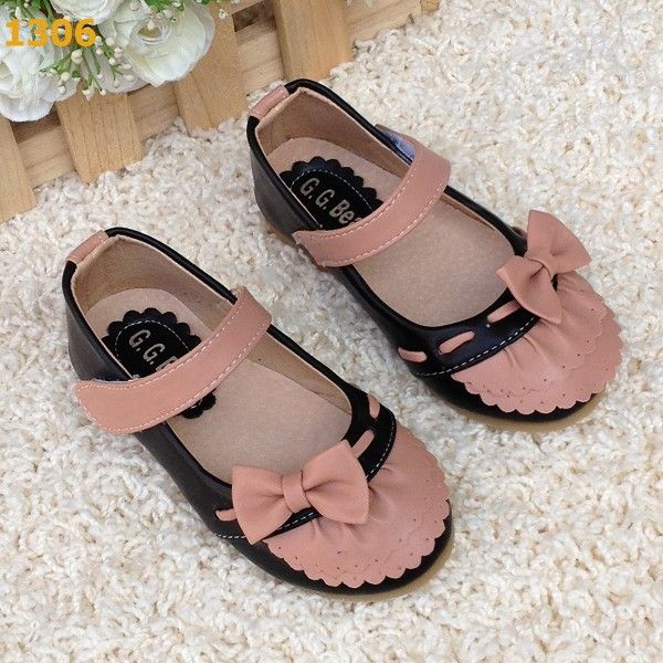 2013 G.G Bear Girls Princess Shoes Kids Flats Yellow