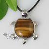 Turtle Semi Precious Stone Pendant Genuine Stone Smycken Spsp60052 Silver Ädelsten Smycken Handgjorda Billiga Kina Mode Smycken