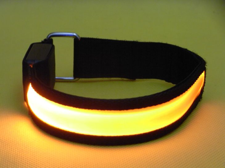LED Armbands Reflective Bands Flashing Safety Velcro Arm Bands Bicycle