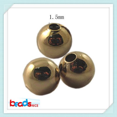 

Wholesale loose beads brass 18K Gold Plated in stock item