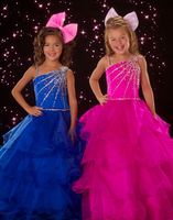 Lovely Fushcia Blue Layers Flower Girl Dresses Girls` Formal...