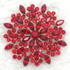 Hurtownia Broszka Rhinestone Marquise Flower Fashion Pin Brooches Wedding Party Prom Biżuteria Prezent C101718