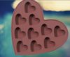 10 cavité amour silicone moule coeur gâteau bonbons chocolat décoration bac à glaçons fabricants XB1