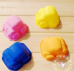 9,5 cm bomboniere bambini a forma di macchinina stampo dolci in silicone stampi muffin baby shower XB1