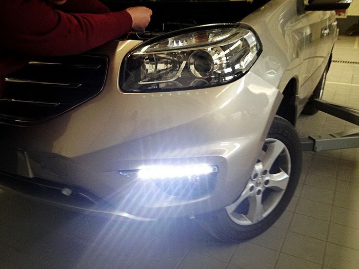 

LED daytime running lights DRL LED fog lamp for Renault Koleos 2012~ON replacement, Dedicated non-destructive installation, White
