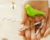 Whistle sparrow bird keychain key ring chain with bird house holder key hook KD1