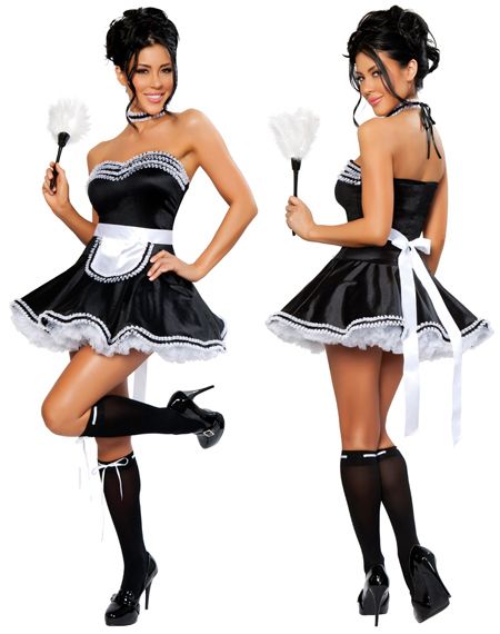2020 Sexy Costumes For Womens French Maid Costume Cosplay Maid Fifi