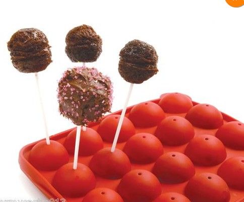 Siliconen Lade Pop Cake Stick Pops Mold Cupcake Bakvorm Party Keuken Gereedschap KD1