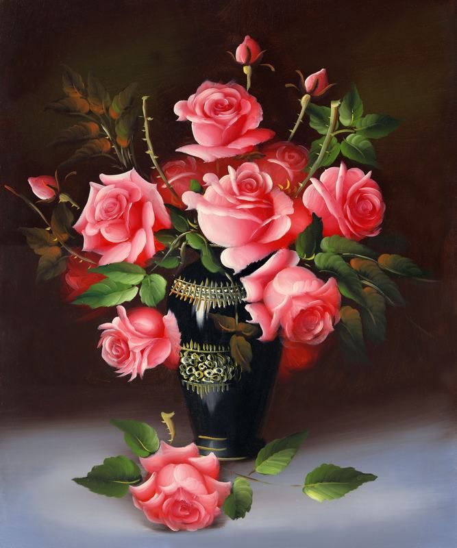 Rose Flower: Rose Flower Painting