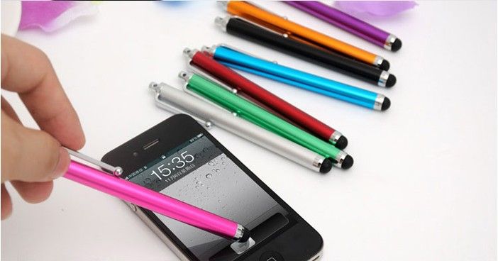 Universeller kapazitiver Eingabestift für Tablet-PCs, Mobiltelefone, 500 Stück, Mischungsfarbe 283A