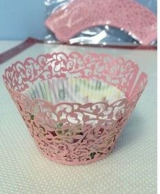 Kunstdocument Cup Cake Wrapper Cricut Lite Cupcake Wrappers Cartridge Kant voor Huwelijksfeest