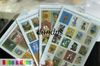 Gratis verzending / Nieuwe 4 stks / set Europe Vintage Stamp Papier Sticker / Note Decoration Label / Multifuncti