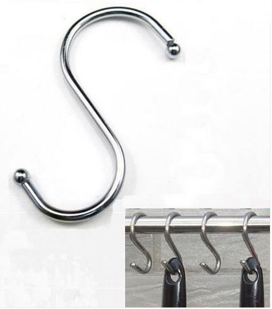 S Hooks Kitchen Pot Pan Hanging Hanger Rack Home Clothes Holder Stainless From Biovan, 2.31