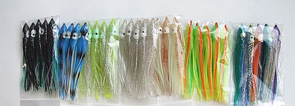 4-4.5 pollice Octopus Gonna Esca Fishing Lure Attrezzatura da pesca Traina Esca Esca Molle Gioco Lure Sale o Acqua Dolce Pesce