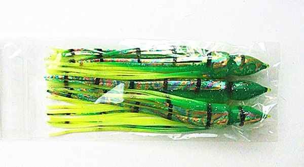 5.5 calowy 6,5 calowy Spódnica Octopus Lure Fishing Lure Fishing Tackle Trolling Bait Soft Bait Big Game Fishing Lure Color Mieszane
