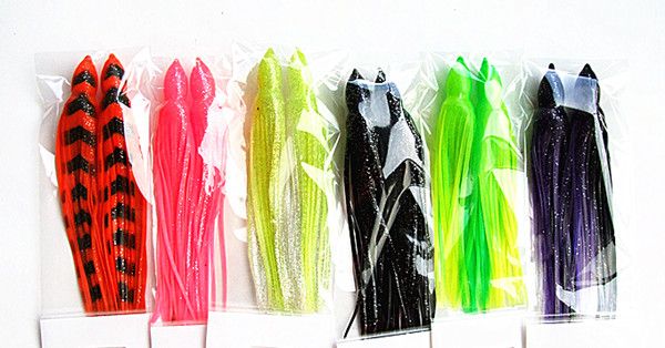 55inch 65inch Octopus Skirt Lure Fishing Lure Fishing Tackle Trolling Bait Soft Bait Big Game Fishing Lure color Mixed2832209