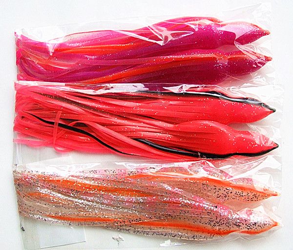 Octopus Przynęty Fishing Lure Fishing Tackle Morski Trolling Baits Soft Bait Duże gry Przynęty połowowe 9-9.Mieszane wysokiej jakości