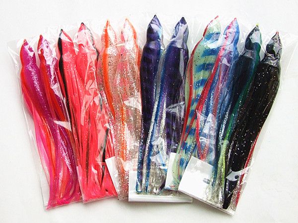 Octopus Przynęty Fishing Lure Fishing Tackle Morski Trolling Baits Soft Bait Duże gry Przynęty połowowe 9-9.Mieszane wysokiej jakości