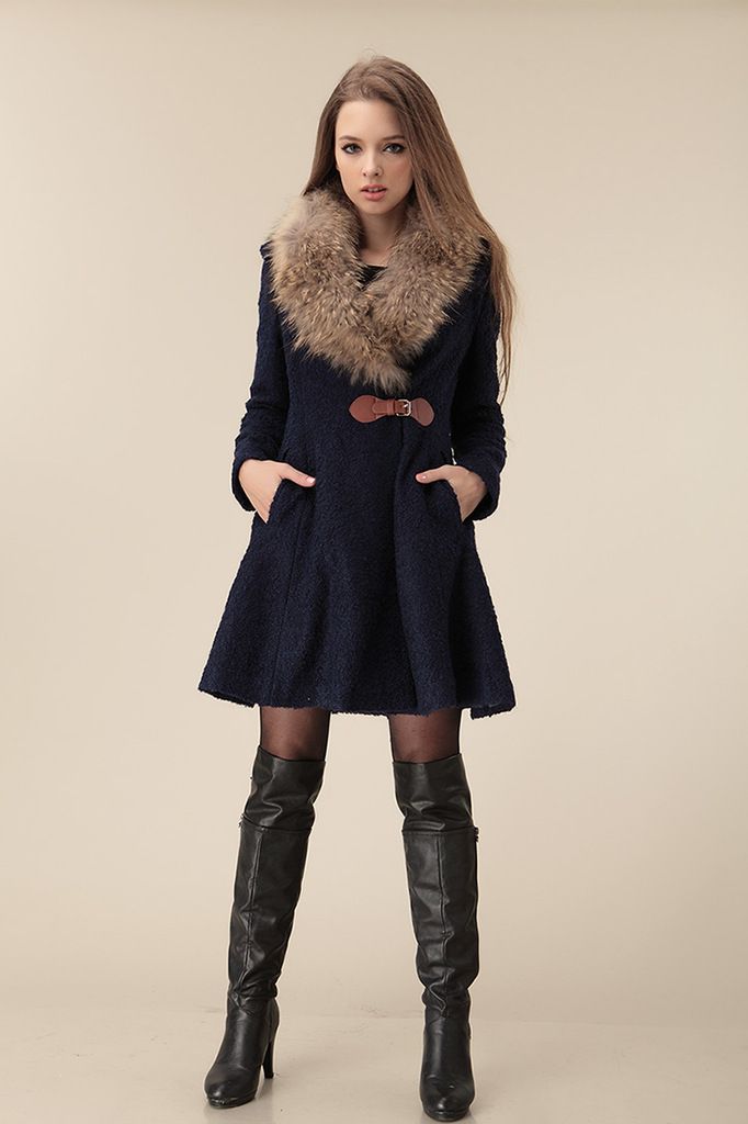 Coats With Fur Collars For Women Han Coats
